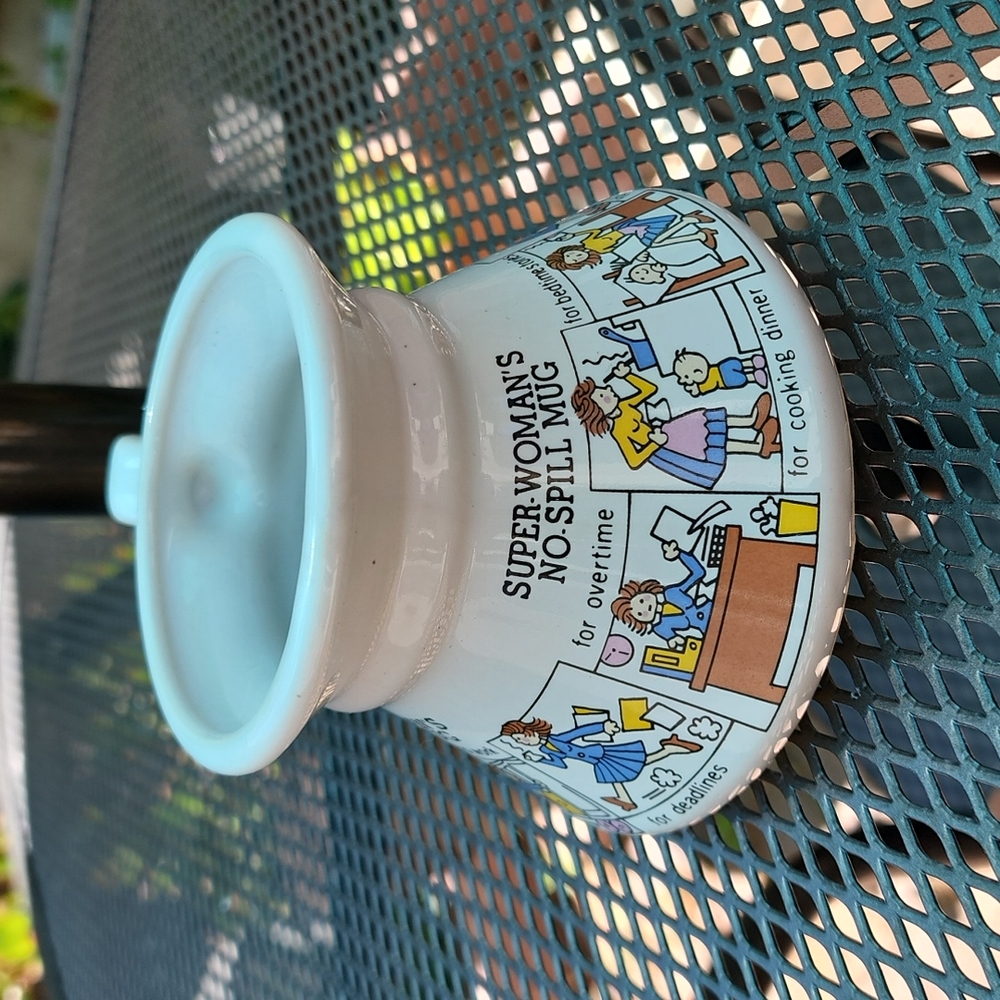 Super-Woman’s No-Spill Mug/pencil holder 14 Oz